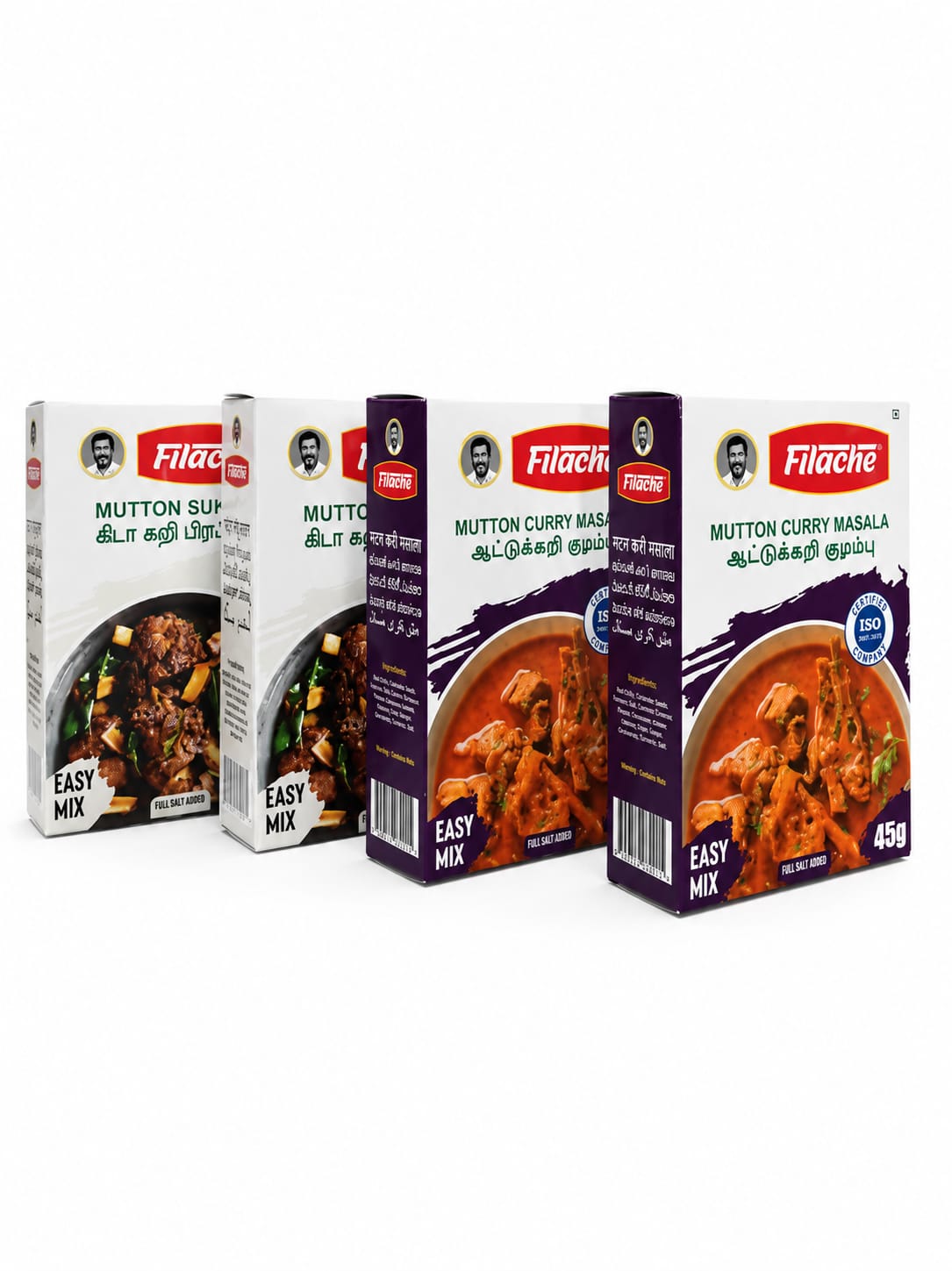 mutton curry for 1 kg , & mutton sukka for 1 kg Great Mutton COMBO - Mutton Curry Masala for 1 Kg Meat + Mutton Sukka Masala for 1 Kg Meat - Image 1